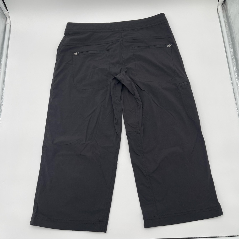 LL Bean Trail Mid Rise Straight Leg Crop Pants Womens 4P Water Repellent Comfort - Picture 3 of 16